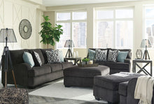 Load image into Gallery viewer, Charenton - Charcoal - 5 Pc. - Sofa, Loveseat, Chair and a Half, Ottoman, Ottoman with Storage