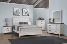 Load image into Gallery viewer, Stillwood California King Sleigh Panel Bed Vintage Linen