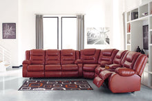 Load image into Gallery viewer, Vacherie - Salsa - Reclining Sofa, Wedge, Double Reclining Loveseat with Console Sectional