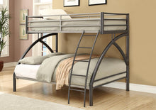 Load image into Gallery viewer, Stephan Bunk Bed - Stephan Twin Over Full Bunk Bed Gunmetal