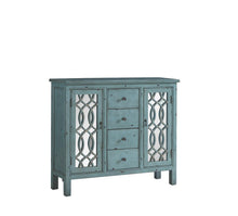 Load image into Gallery viewer, 4-drawer Accent Cabinet Antique Blue