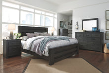 Load image into Gallery viewer, Brinxton - Charcoal - 5 Pc. - Dresser, Mirror, King Panel Bed
