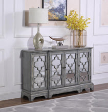Load image into Gallery viewer, 4-door Accent Cabinet Grey