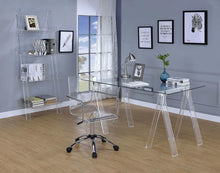 Load image into Gallery viewer, Amaturo Collection - Amaturo 4-shelf Ladder Bookcase Clear
