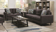 Load image into Gallery viewer, Watsonville 2-piece Cushion Back Living Room Set Grey