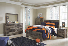 Load image into Gallery viewer, Derekson - Multi Gray - 5 Pc. - Dresser, Mirror, Full Panel Bed