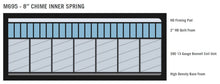 Load image into Gallery viewer, 8 Inch Chime Innerspring - White - 2 Pc. - Twin Mattress, Foundation