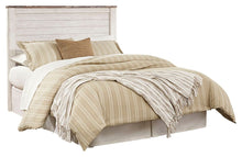 Load image into Gallery viewer, Willowton - Whitewash - Queen/Full Panel Headboard