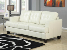 Load image into Gallery viewer, Samuel Collection - Cream - Samuel Upholstered Sleeper Sofa Cream
