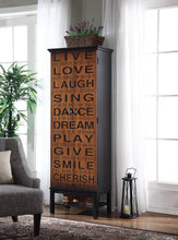 Load image into Gallery viewer, 2-door Accent Cabinet Rich Brown And Black
