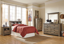 Load image into Gallery viewer, Trinell - Brown - Twin Bookcase Headboard