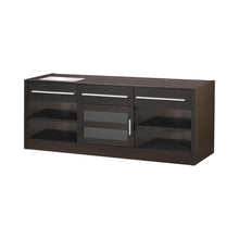 Load image into Gallery viewer, Living Room : Tv Consoles - 3-drawer Built-in Connect-it Tv Console Cappuccino