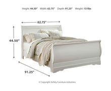 Load image into Gallery viewer, Anarasia - White - Queen Sleigh Bed