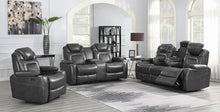 Load image into Gallery viewer, Korbach Motion Collection - Charcoal - Korbach Upholstered Power^2 Sofa Charcoal
