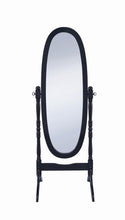 Load image into Gallery viewer, Oval Cheval Mirror Black