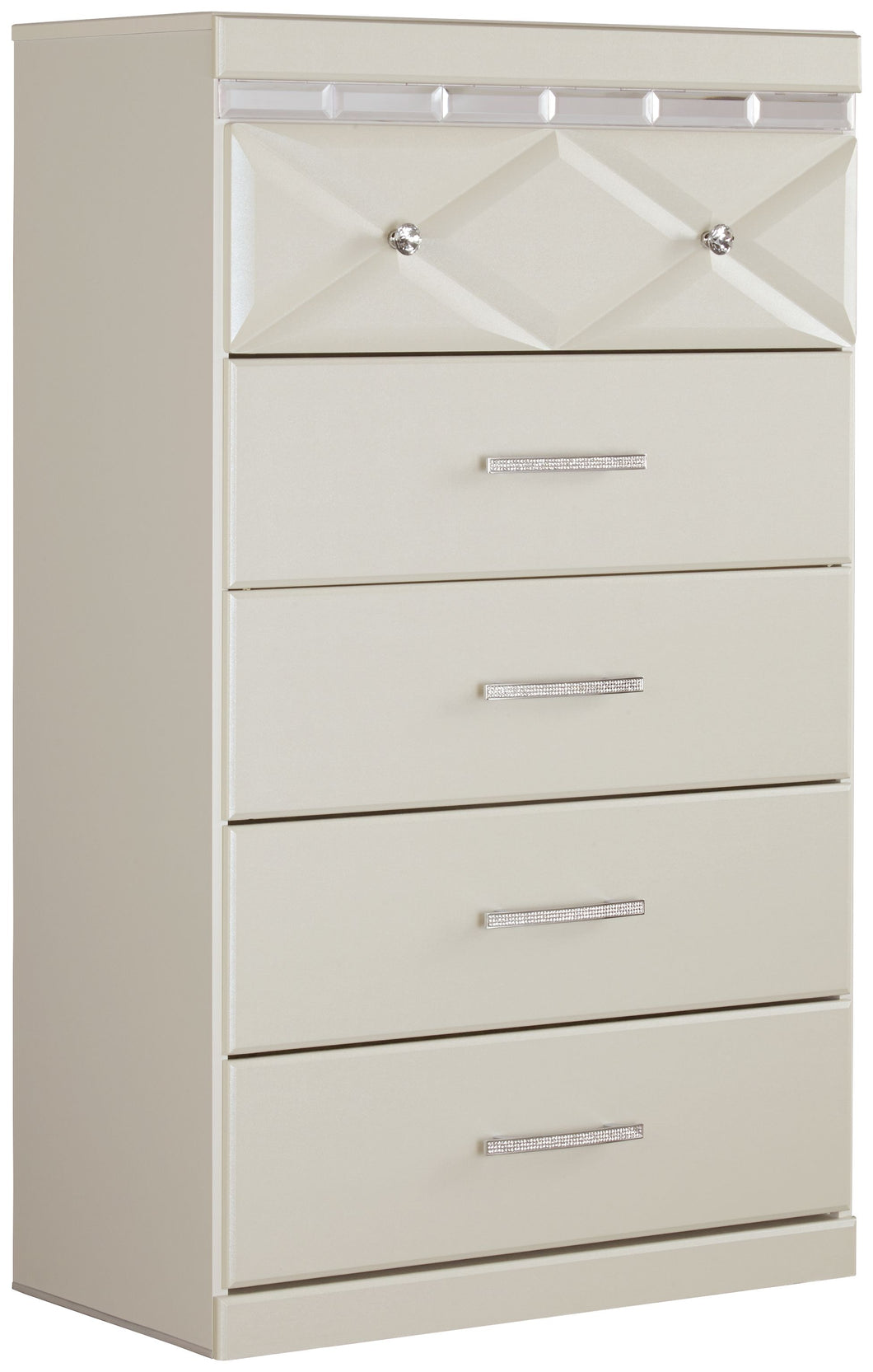 Dreamur - Champagne - Five Drawer Chest
