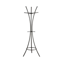 Load image into Gallery viewer, 12-hook Coat Rack Black