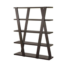 Load image into Gallery viewer, Home Office : Bookcases - 4-tier Bookcase Cappuccino