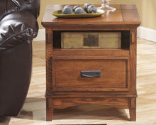 Load image into Gallery viewer, Cross Island - Medium Brown - Rectangular End Table