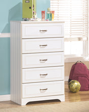 Load image into Gallery viewer, Lulu - White - Five Drawer Chest