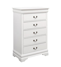 Load image into Gallery viewer, Louis Phillipe Collection - Louis Philippe 5-drawer Chest White