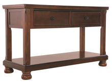 Load image into Gallery viewer, Porter - Rustic Brown - Console Sofa Table