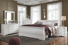 Load image into Gallery viewer, Anarasia - White - 5 Pc. - Dresser, Mirror, Queen Sleigh Bed