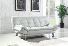 Load image into Gallery viewer, Dilleston Collection - White - Dilleston Tufted Back Upholstered Sofa Bed White