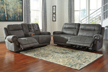 Load image into Gallery viewer, Austere - Brown - 2 Pc. - 2 Seat Reclining Sofa, Double Reclining Loveseat with Console