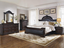 Load image into Gallery viewer, Cambridge Collection - Brown - Cambridge Eastern King Panel Bed Cappuccino And Brown