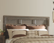 Load image into Gallery viewer, Juararo - Dark Brown - 3 Pc. - Dresser, Mirror, Queen Panel Headboard