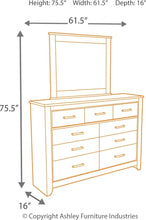 Load image into Gallery viewer, Zelen - Warm Gray - 5 Pc. - Dresser, Mirror, Queen Panel Bed