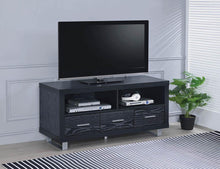 Load image into Gallery viewer, Living Room : Tv Consoles - 48" 3-drawer Tv Console Black Oak