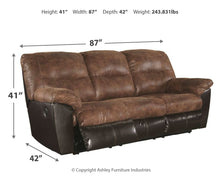 Load image into Gallery viewer, Follett - Coffee - Reclining Sofa