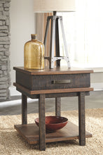 Load image into Gallery viewer, Mitchiner - Fog - 5 Pc. - Reclining Sofa with Drop Down Table, Double Reclining Loveseat with Console, Stanah Lift Top Cocktail Table, End Table, Chair Side End Table