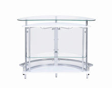 Load image into Gallery viewer, Bar Units: Contemporary - 2-tier Bar Unit White And Chrome