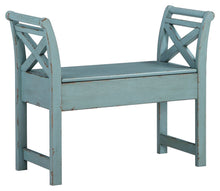 Load image into Gallery viewer, Heron Ridge - Blue - Accent Bench