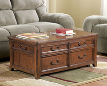 Load image into Gallery viewer, Woodboro - Dark Brown - Lift Top Cocktail Table