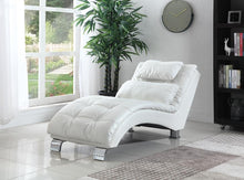 Load image into Gallery viewer, Dilleston Collection - White - Dilleston Upholstered Chaise White