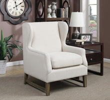 Load image into Gallery viewer, Accents : Chairs - Beige - Wing Back Accent Chair Cream