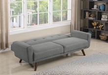 Load image into Gallery viewer, Grey - Hilda Tufted Upholstered Sofa Bed Grey