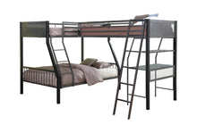 Load image into Gallery viewer, Meyers Bunk Bed - Meyers Twin Loft Add-on Black And Gunmetal