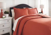 Load image into Gallery viewer, Raleda - Orange - King Coverlet Set