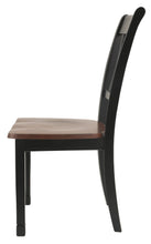 Load image into Gallery viewer, Owingsville - Black/Brown - Dining Room Side Chair (2/CN)