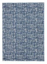 Load image into Gallery viewer, Norris - Blue/White - Large Rug