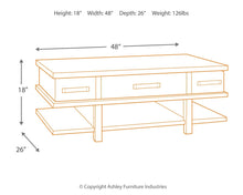 Load image into Gallery viewer, Stanah - Two-tone - Lift Top Cocktail Table