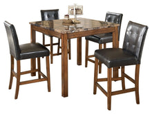 Load image into Gallery viewer, Theo - Warm Brown - Square Counter TBL Set (5/CN)
