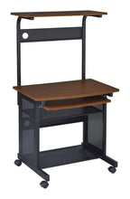 Load image into Gallery viewer, Home Office : Desks - 3-tier Computer Desk Honey And Black