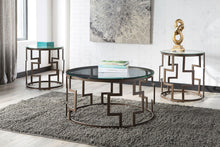 Load image into Gallery viewer, Tibbee - Slate - 3 Pc. - Sofa, Loveseat, Frostine Table Set