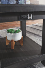 Load image into Gallery viewer, Delmar - Black - Rectangular End Table
